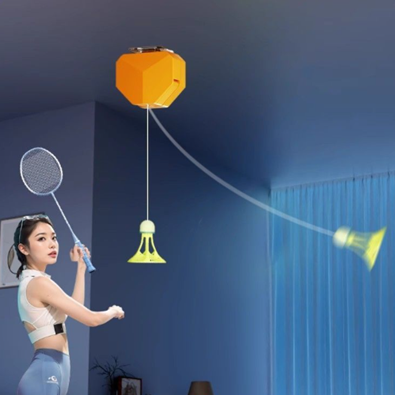 Sports Equipment For Badminton - Adjustable Rebound Badminton Trainer Single Practice