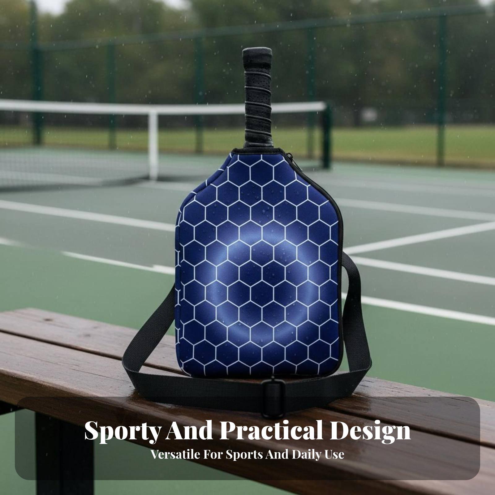 Pickleball Paddle - Sporty Neoprene Pickleball Racket Cover Carry