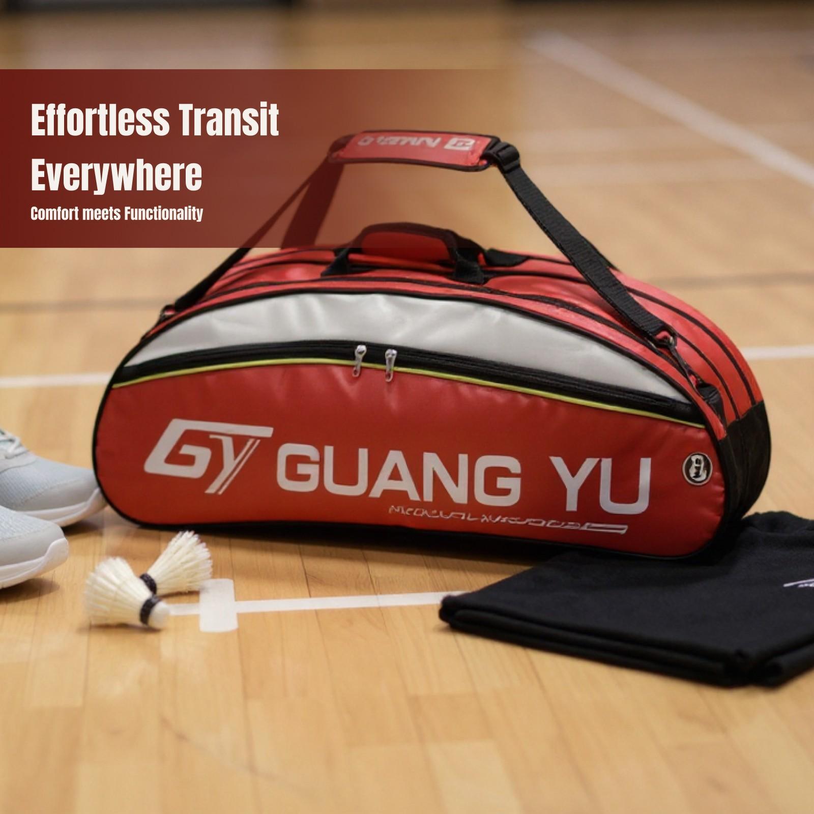 Sports Equipment For Badminton - Large Capacity Badminton Tennis Racket Bag