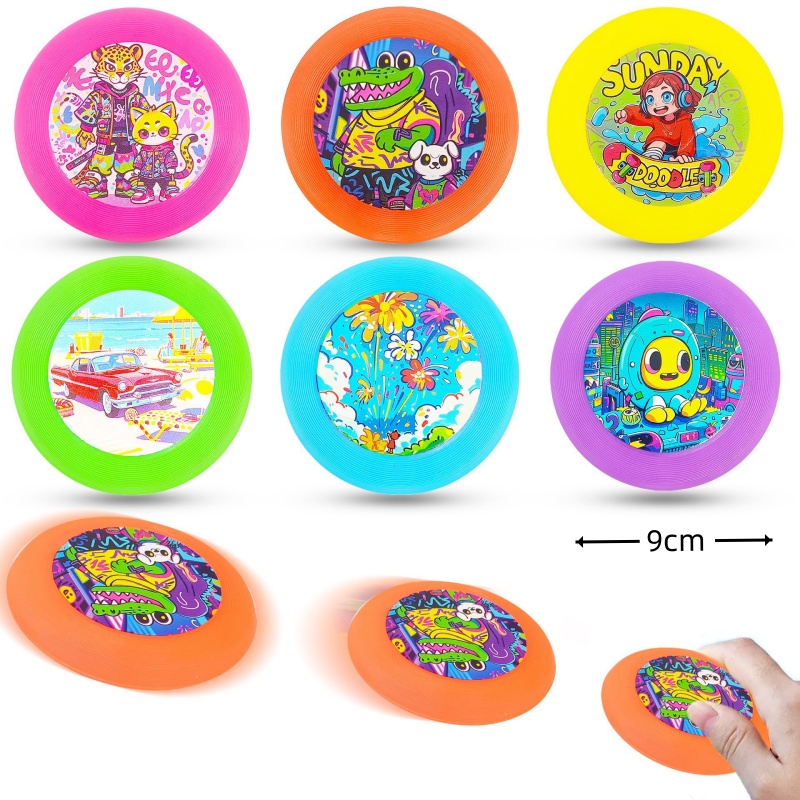 Frisbee Ultimate Disc - 5Pcs 9cm Portable Flying Saucer Disc