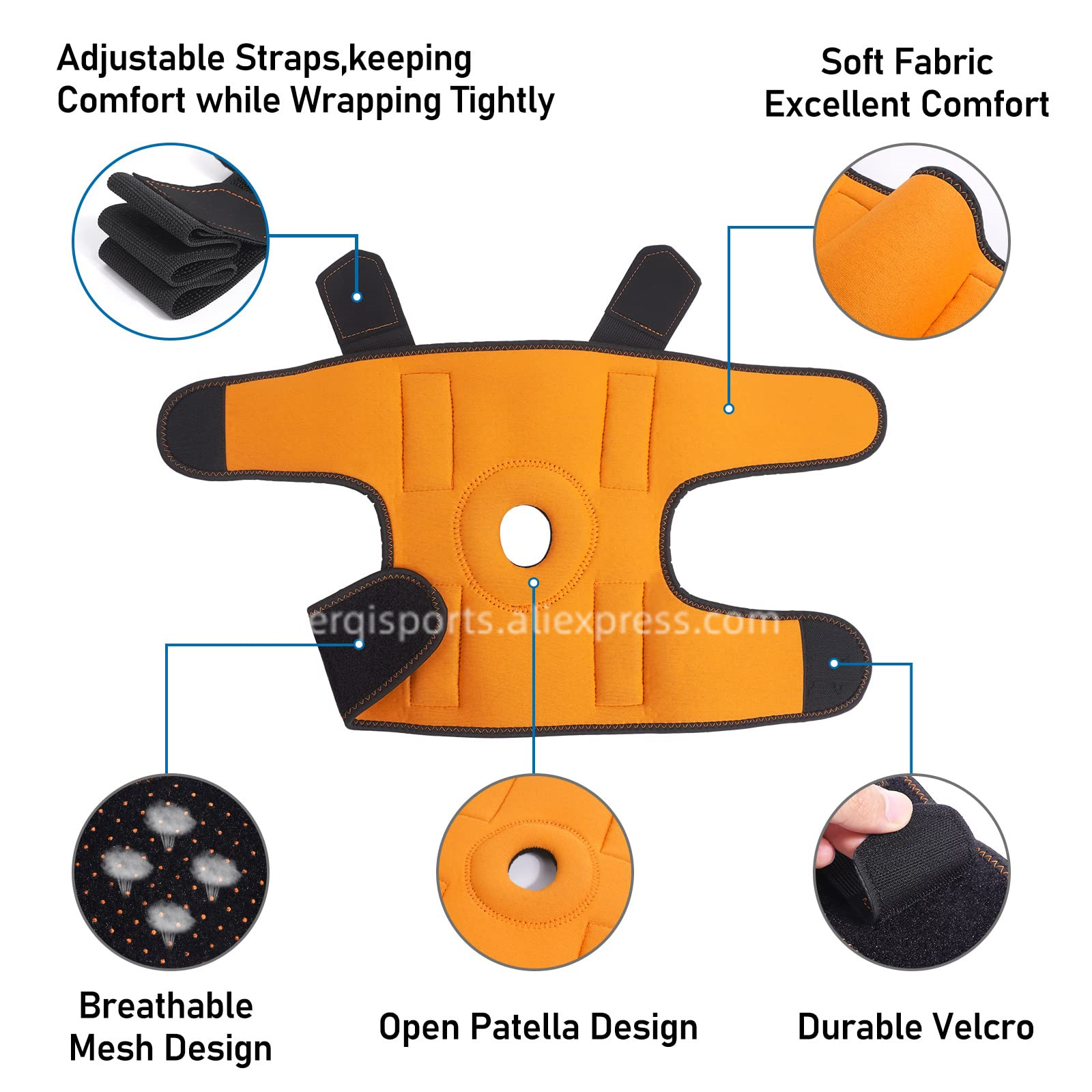 1Pcs Knee Brace Support for Ar - đánh giá và giá Volleyball Knee Pad