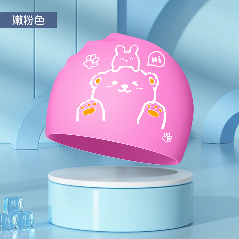 Kids Boys Girls Swim Cap High  - đánh giá và giá Swim Cap Silicone
