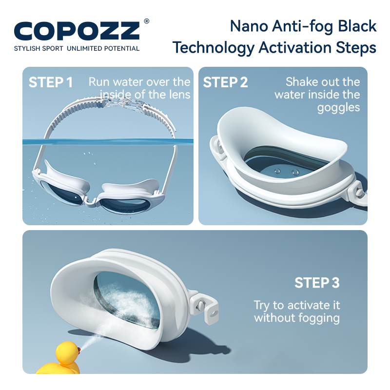 COPOZZ Myopia Swimming Goggles - đánh giá và giá Swimming Goggles Anti Fog