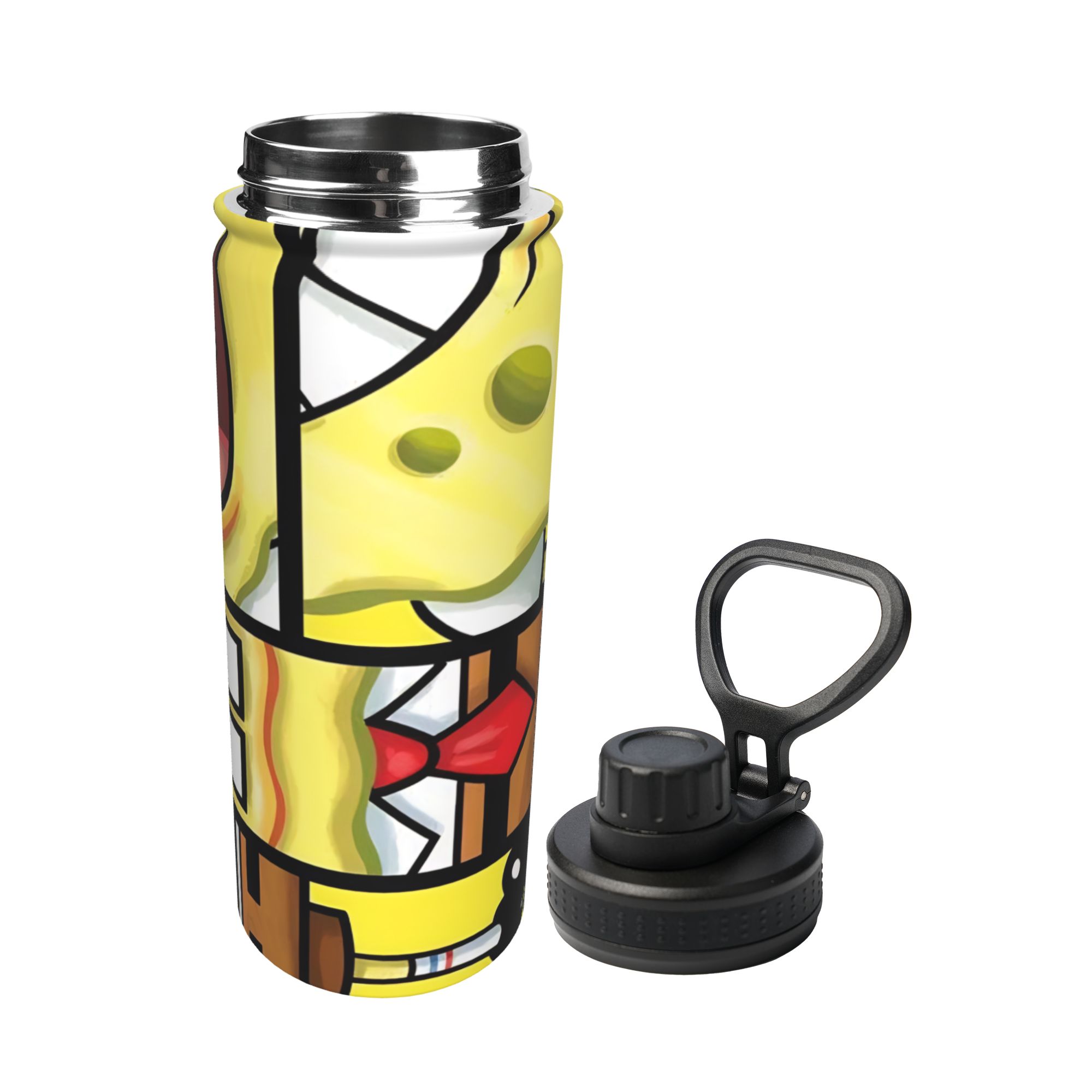 Spongebobs Cartoon 18OZ Sports - đánh giá và giá Sports Water Bottle Insulated
