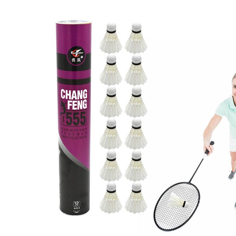 12Pcs/lot Badminton Natural Du - đánh giá và giá Sports Equipment For Badminton