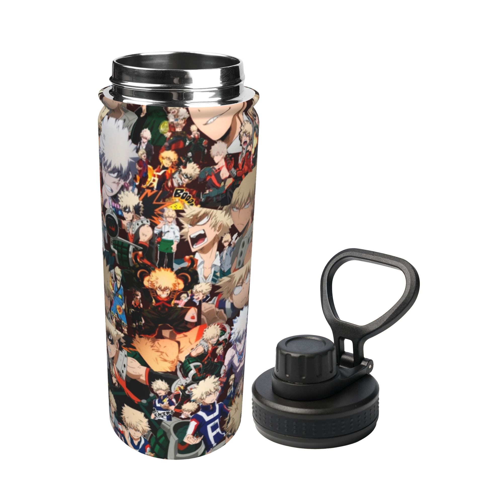 Bakugou Katsuki My Hero Academ - đánh giá và giá Sports Water Bottle Insulated