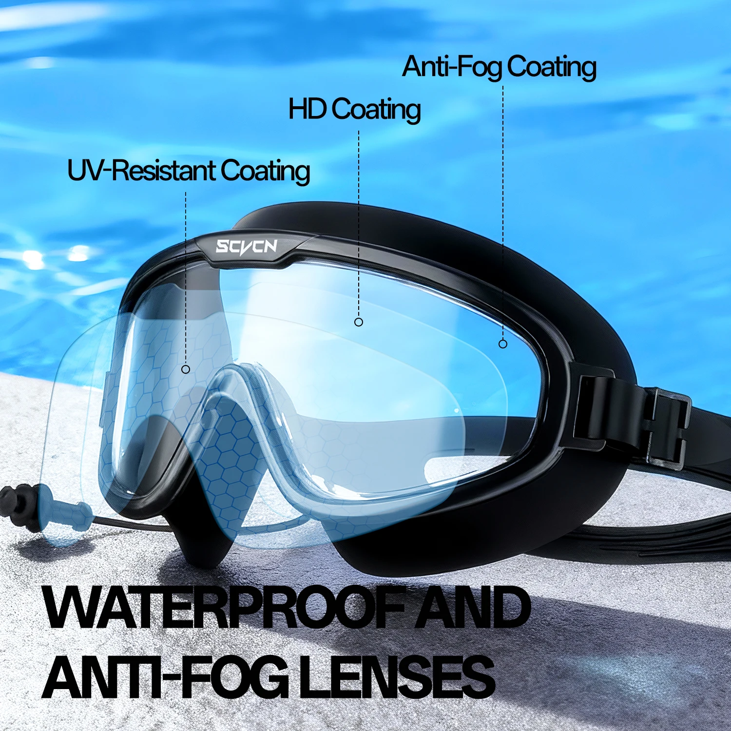SCVCN Swimming Goggles Profess - đánh giá và giá Swimming Goggles Anti Fog