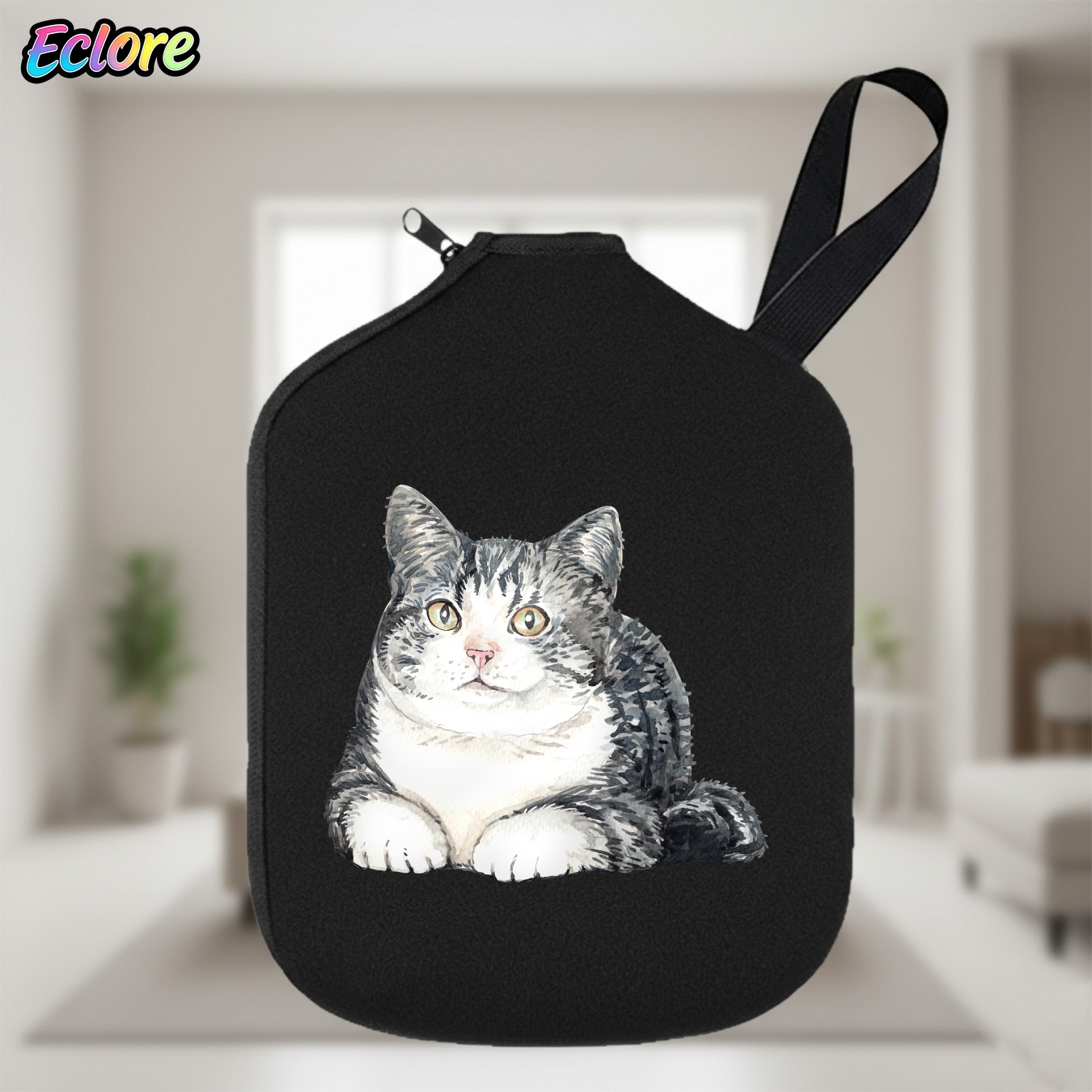 Cute Watercolor Cat Pickleball - đánh giá và giá Pickleball Paddle