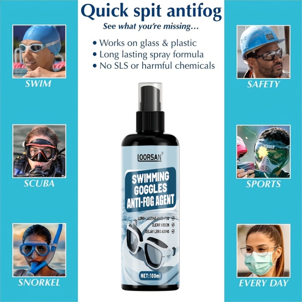 LOORSAN 100ML Goggles Anti-Fog - đánh giá và giá Swimming Goggles Anti Fog