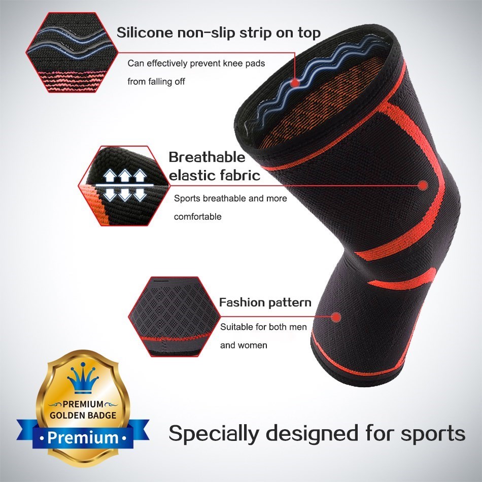 WOSWEIR-1 PC Elastic Knee Pads - đánh giá và giá Volleyball Knee Pad