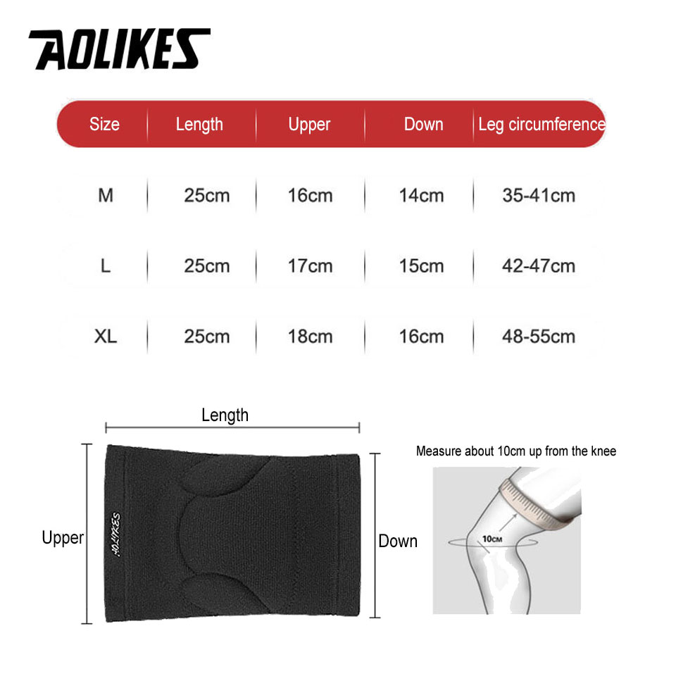 AOLIKES 1 Pair Sports Thickeni - đánh giá và giá Volleyball Knee Pad