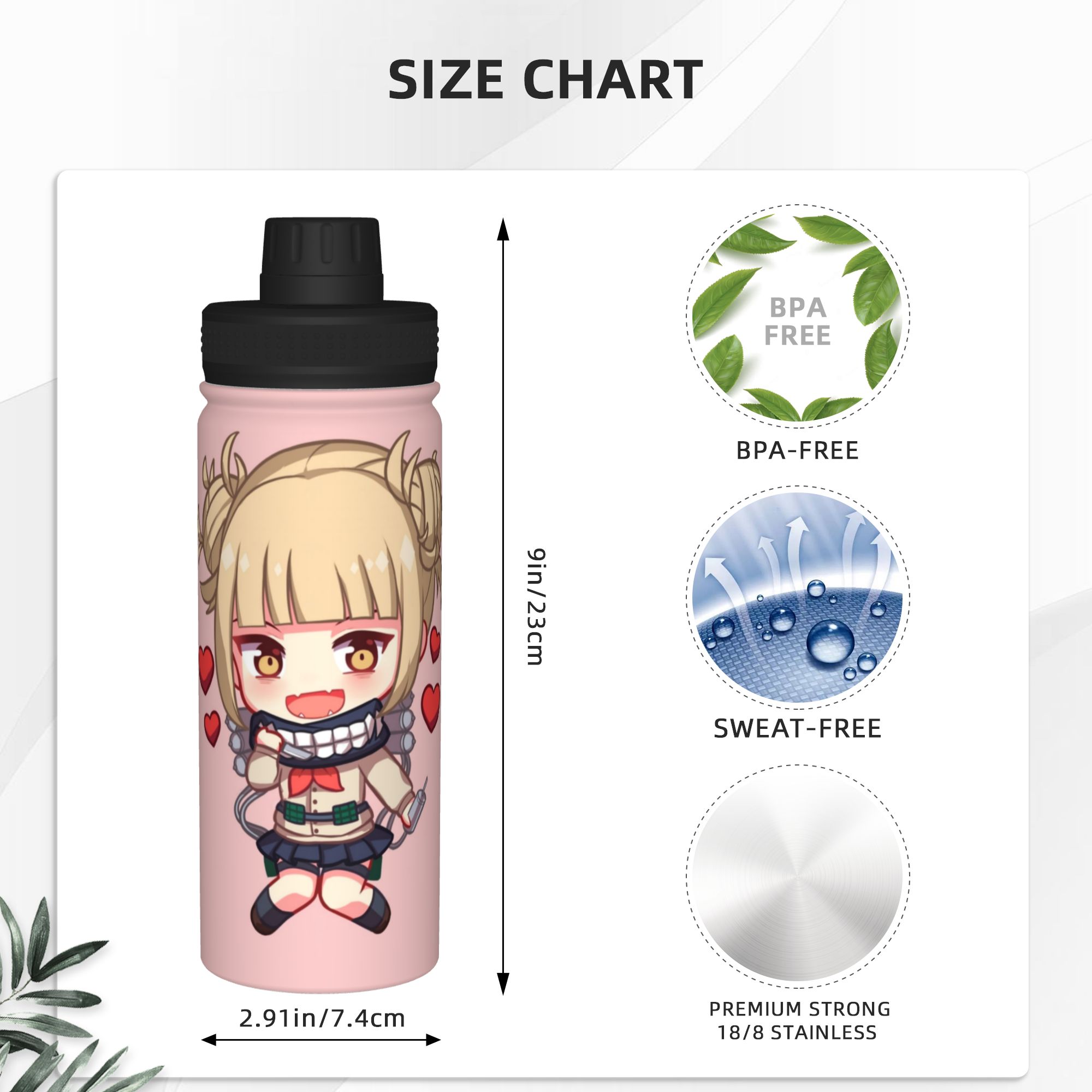 Toga My Hero Academia 18OZ Spo - đánh giá và giá Sports Water Bottle Insulated