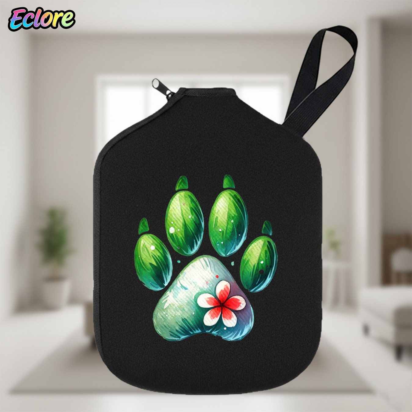 Green Watercolor Paw Print Pad - đánh giá và giá Pickleball Paddle