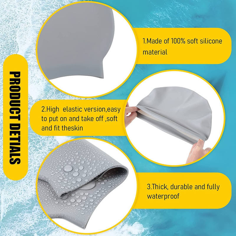 Custom logo Silicone Swimming  - đánh giá và giá Swim Cap Silicone